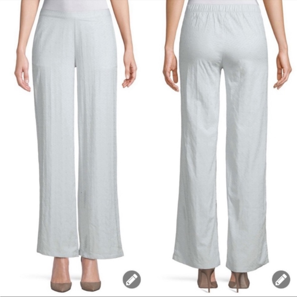 ONIA Women’s Mila Checkered Pants In Sailing Blue-Light Blue Cover Up Pants
